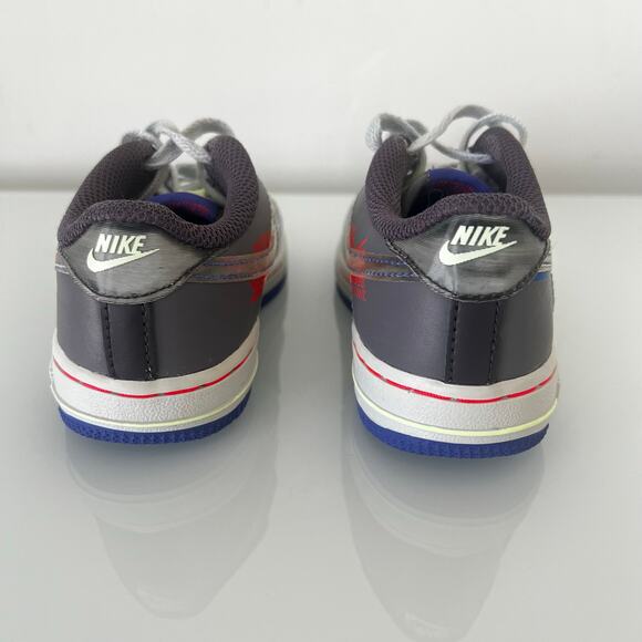 Nike Air Force 1 LV8 Youth Size 10C CU1030-001 Gray Blue - Picture 6 of 9